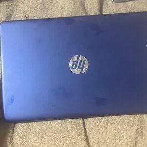 HP Sleek Blue Laptop